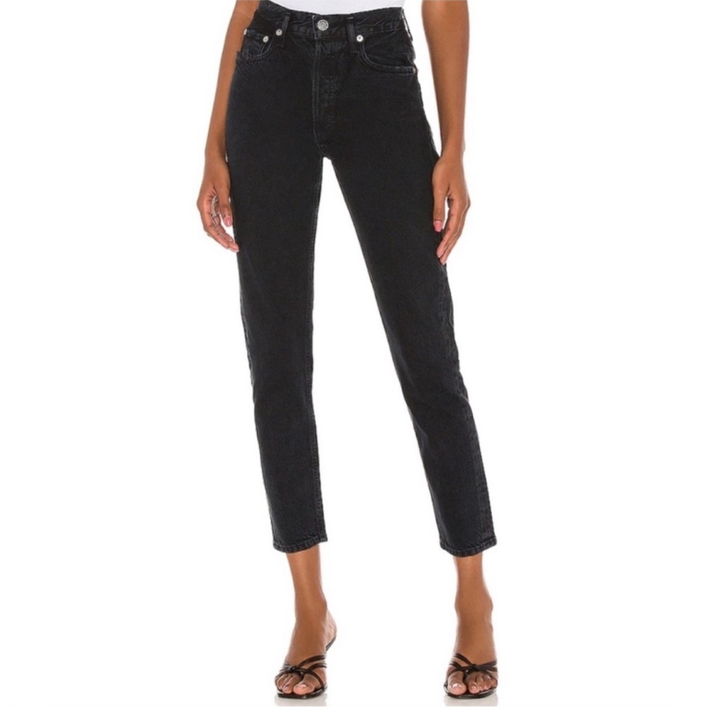AGOLDE High Rise Jamie Jeans in Black 🖤 Size 25